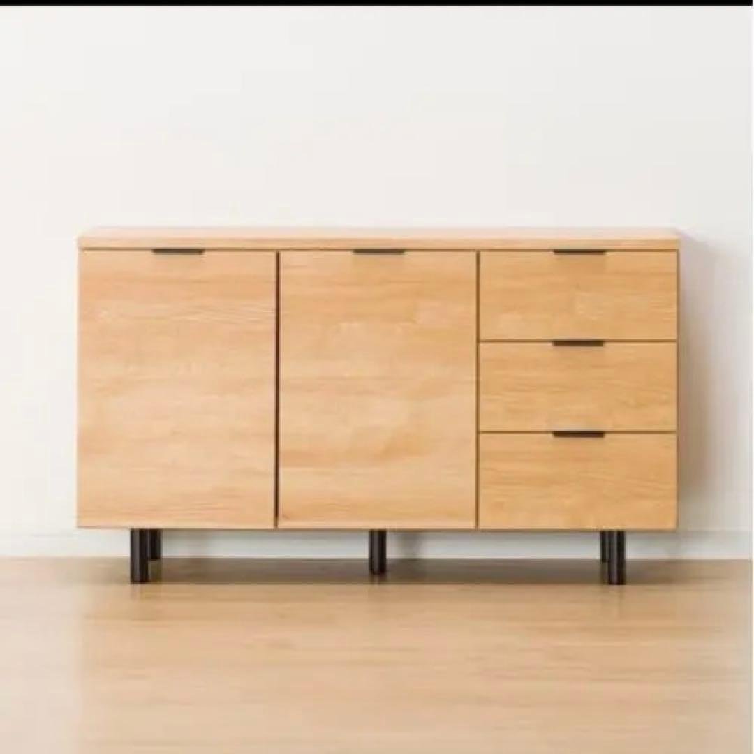 【美品】サイドボード(エトナ 120SBR LBR本体) ニトリ