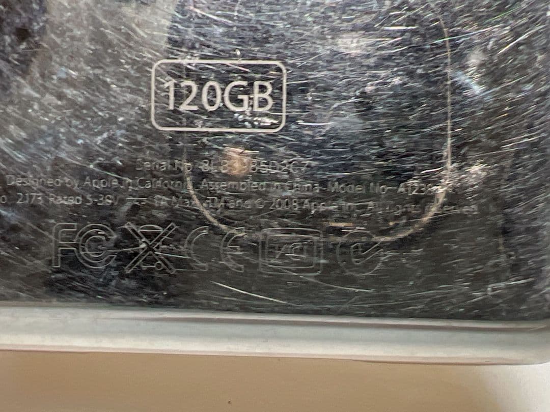 アップル iPod Classic A1238 120GB ジャンク