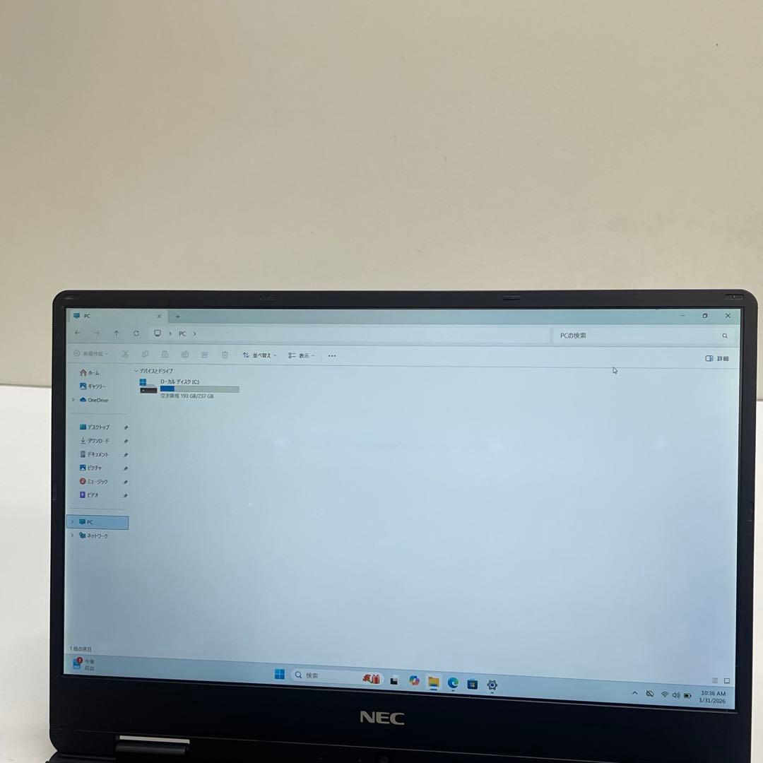 Windowsノート本体 NEC Versapro VH-3 i5-7Y54 8GB 256GB
