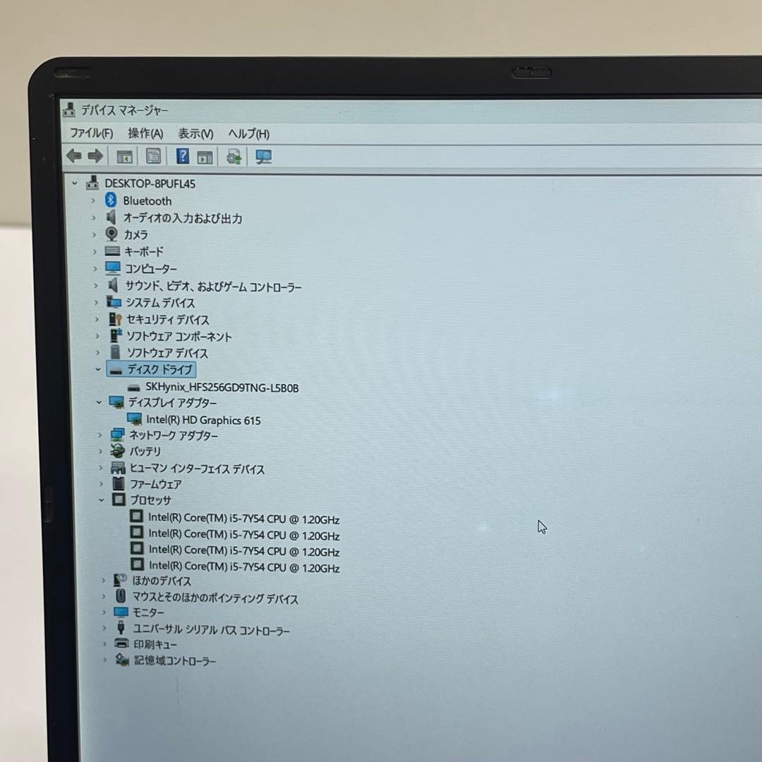 Windowsノート本体 NEC Versapro VH-3 i5-7Y54 8GB 256GB