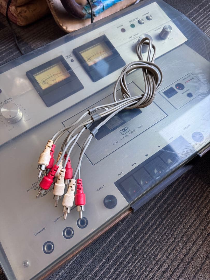 1127 AKAI カセットデッキ VUメーター付き