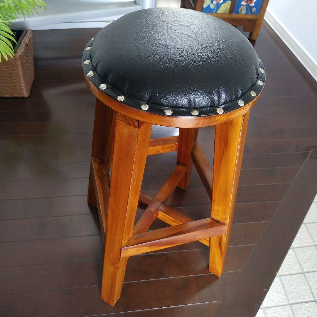 美品です！ヴィンテージ カウンター チェア1脚 オーク デザイナーズ