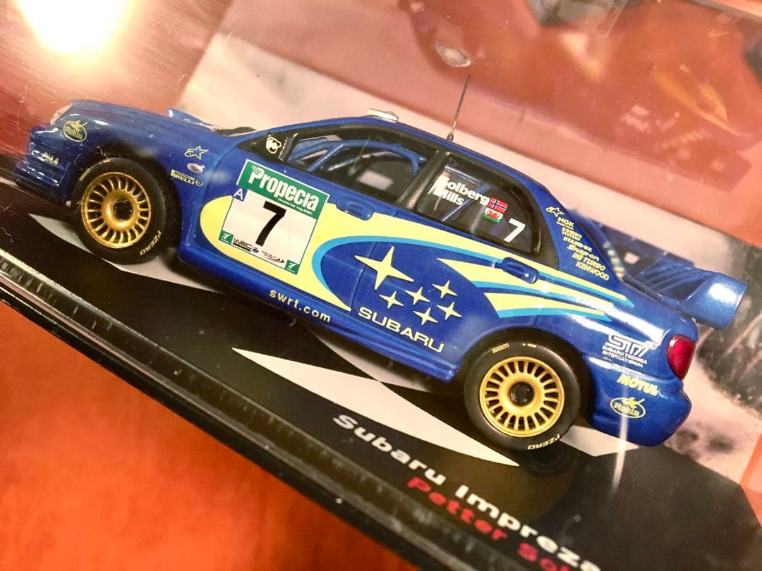 スバル　インプレッサWRC 2台