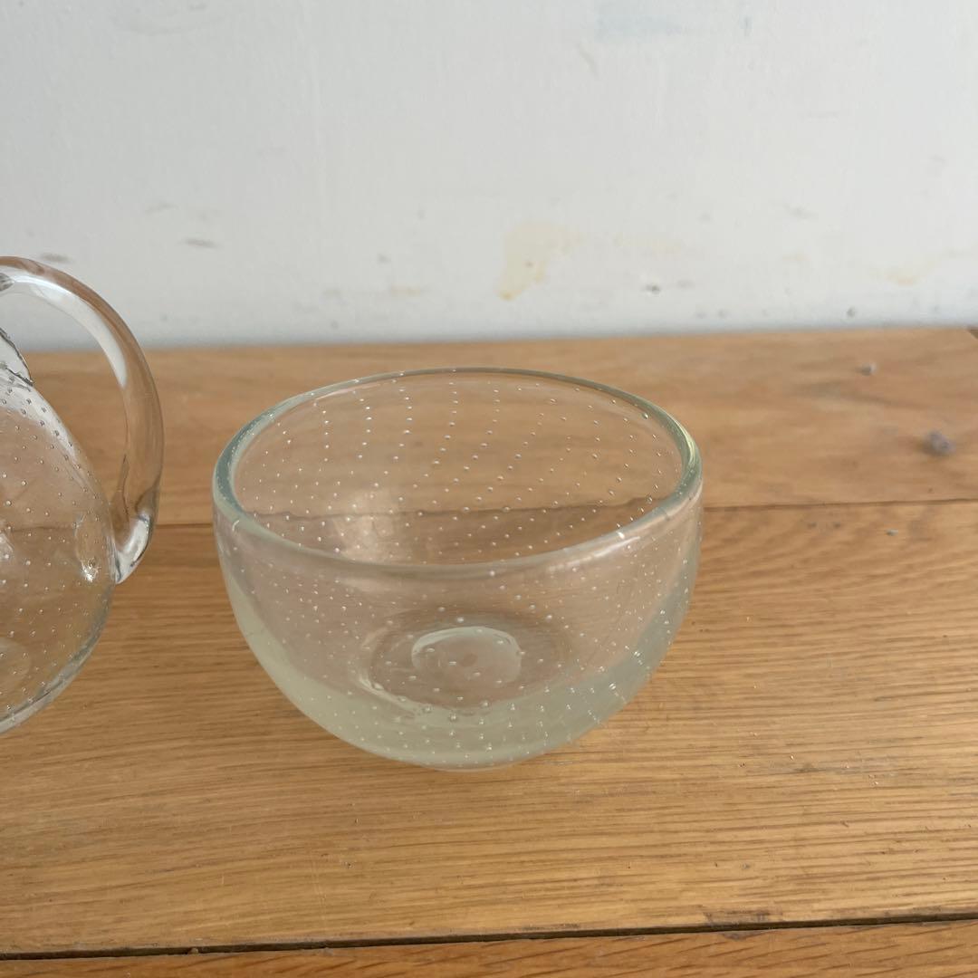 クリーマー　シュガーボール　セット　ガラス