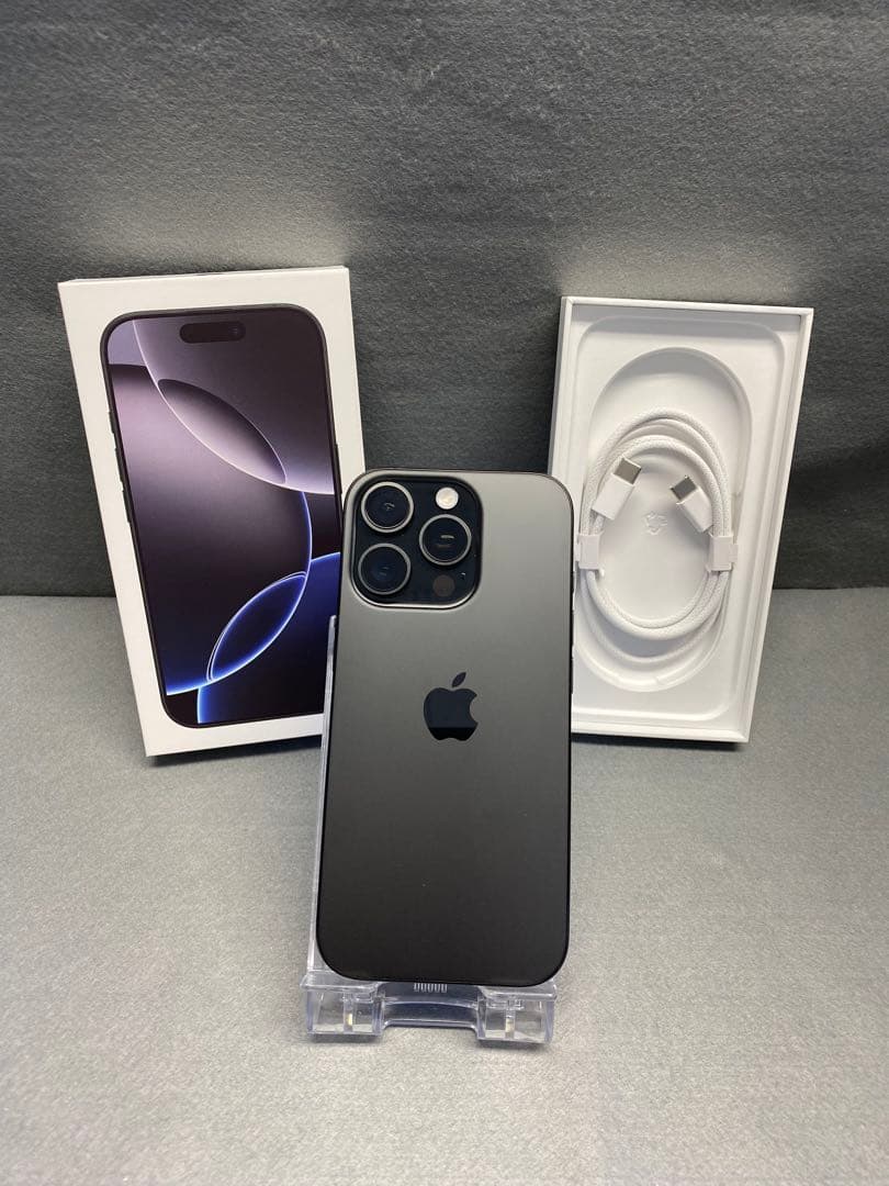 超美品 Appleストア版 SIMフリー iPhone16 Pro 256GB