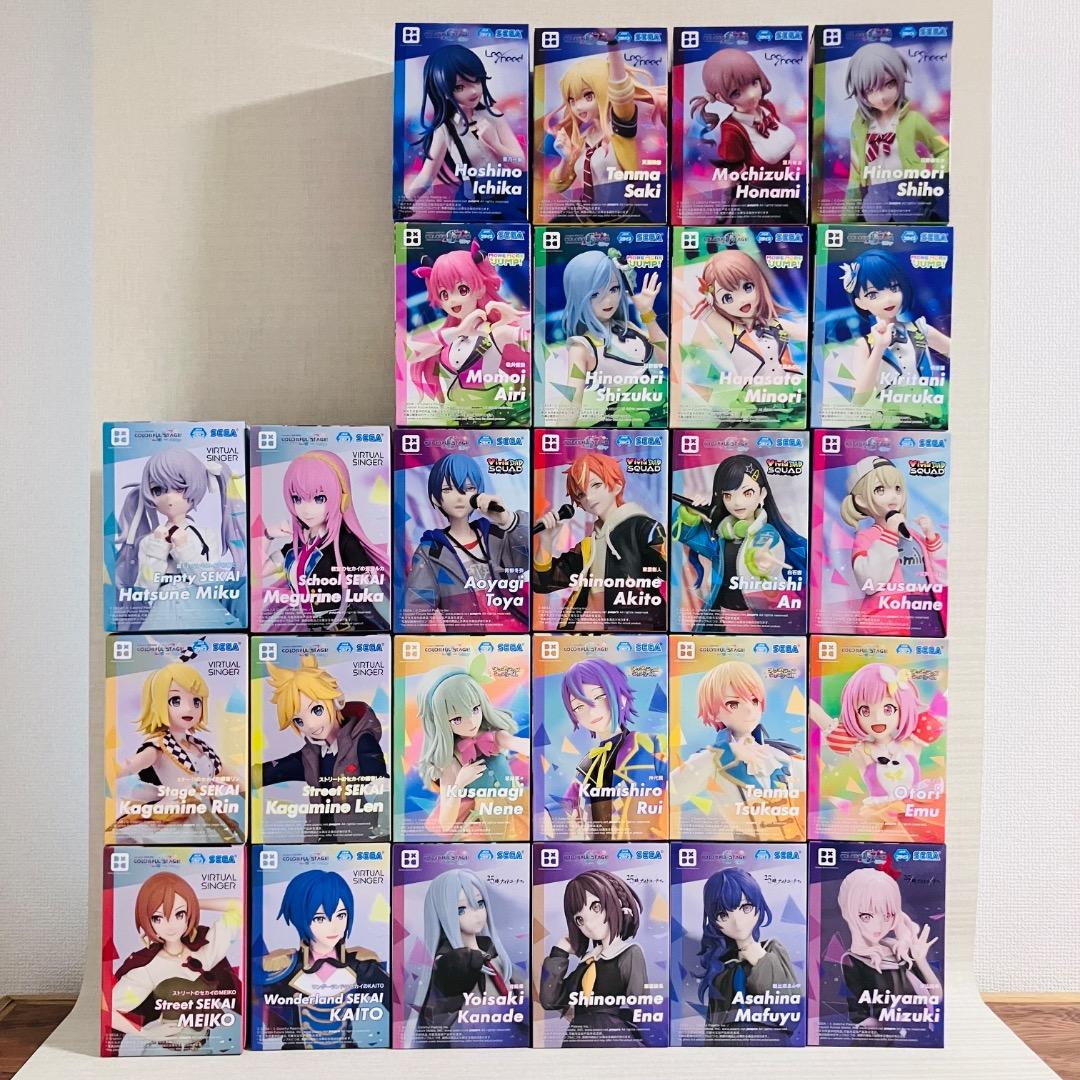 プロジェクトセカイ　カラフルステージ！　プライズフィギュア　26点セット