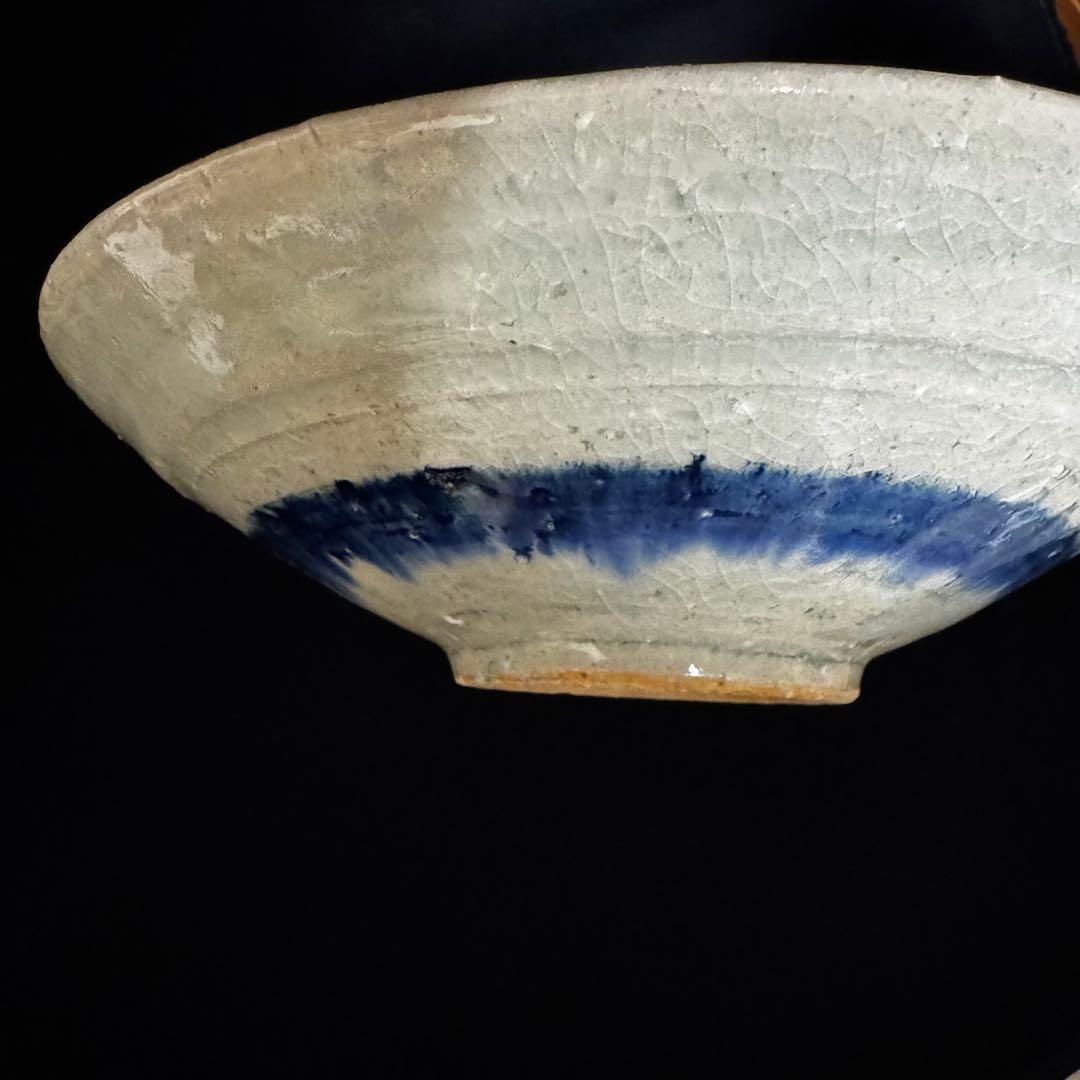 澤窯　美濃焼　可児一広 呉須丸紋　中皿　5枚箱無し発送