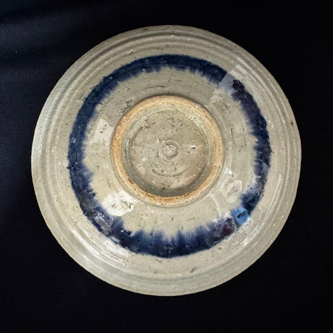 澤窯　美濃焼　可児一広 呉須丸紋　中皿　5枚箱無し発送