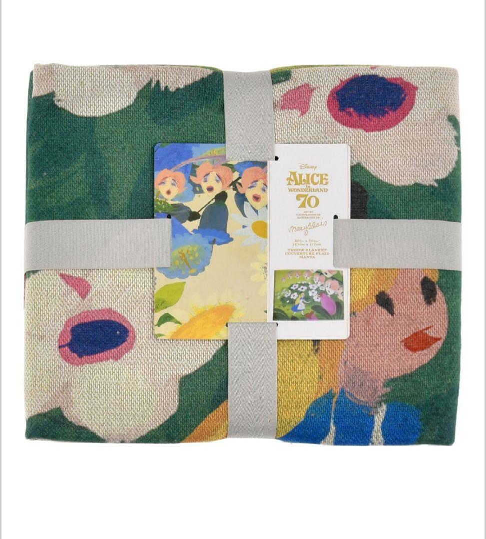 ディズニー　アリス ブランケット 大判 完売品