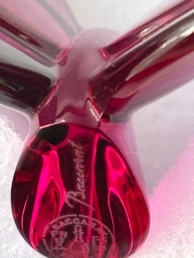 Baccarat バカラ　蝶の置物