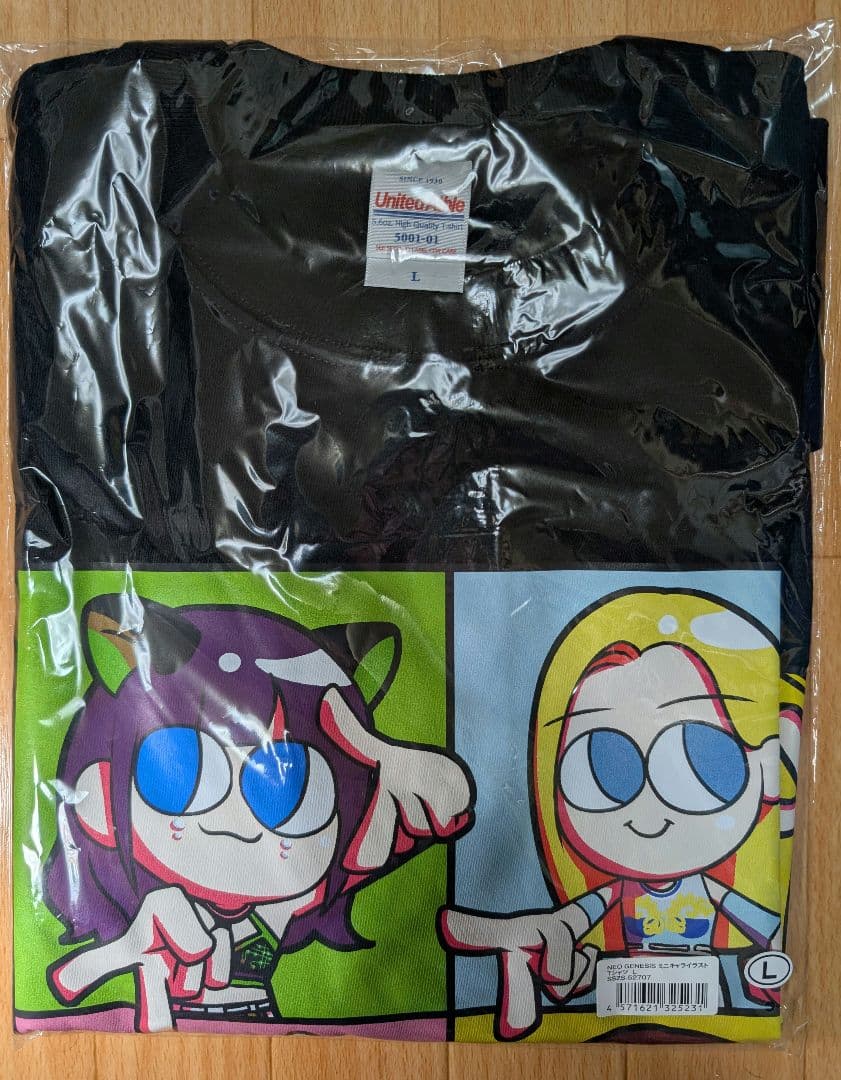 スターダム　NEO GENESIS ミニキャライラストTシャツ　Lサイズ