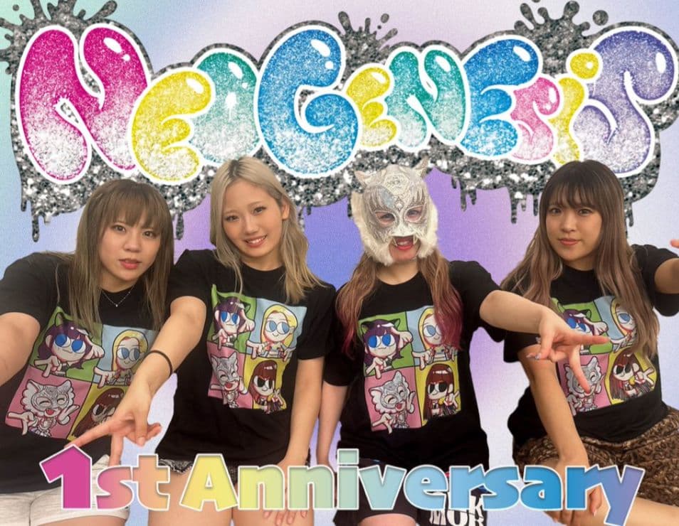 スターダム　NEO GENESIS ミニキャライラストTシャツ　Lサイズ