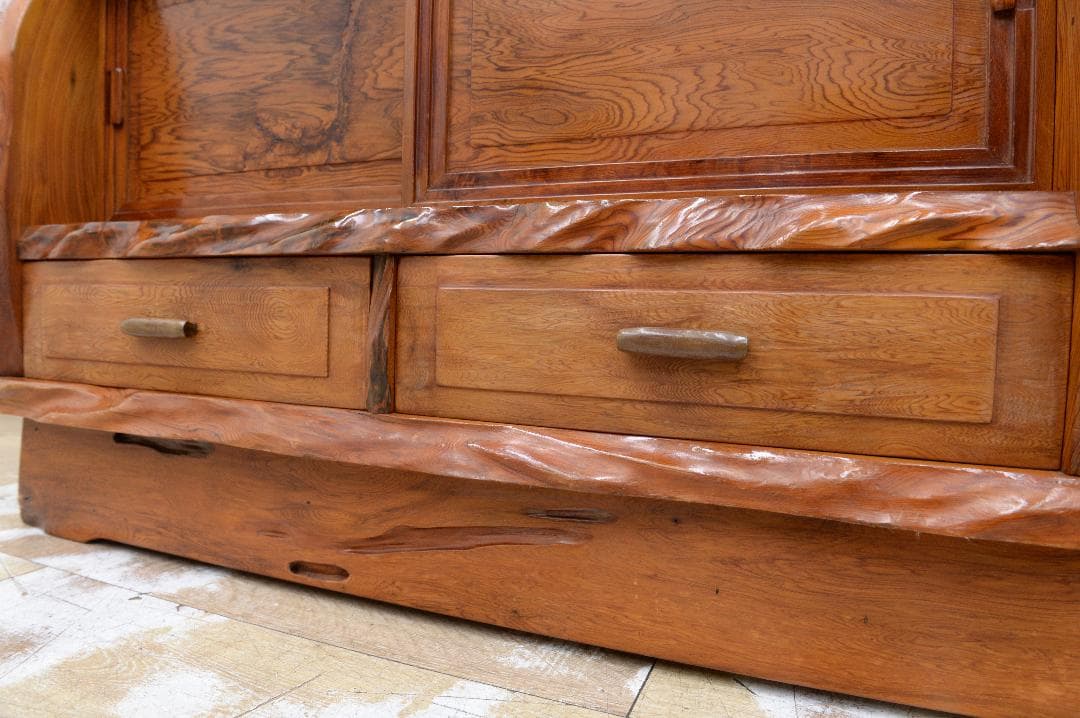 HB27 美品 希少 屋久杉 水屋 茶棚 茶箪笥 テレビ台 和茶 煎茶棚