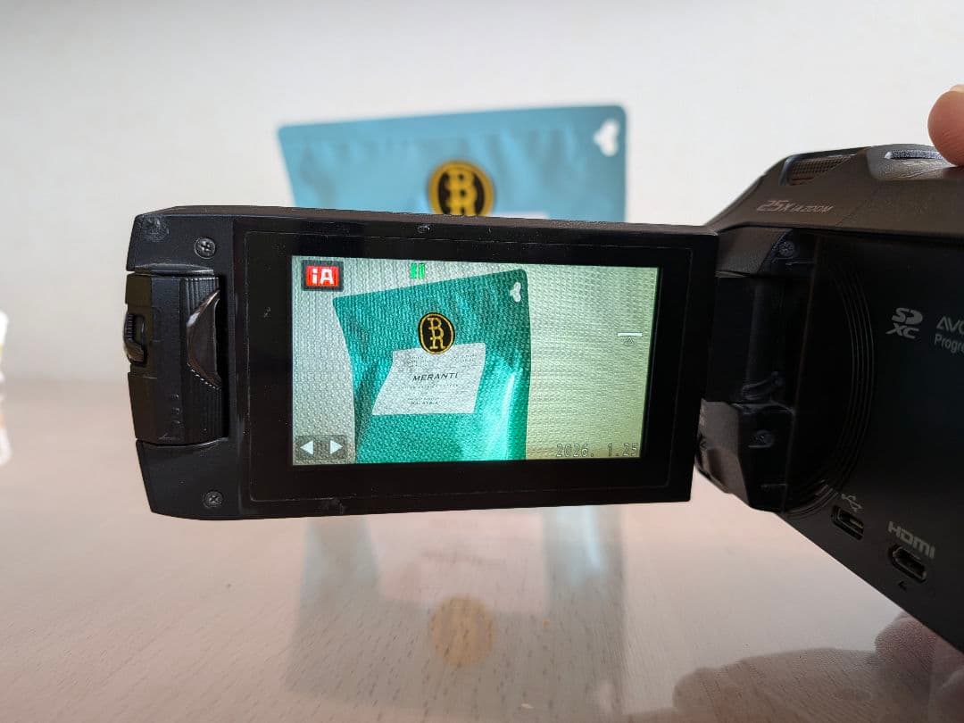 Panasonic 4K 25倍ズームビデオカメラ