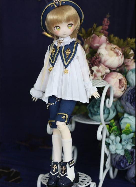 YH38　BJD　1/4　ドール 衣装 日常  6点セット ハンドメイド