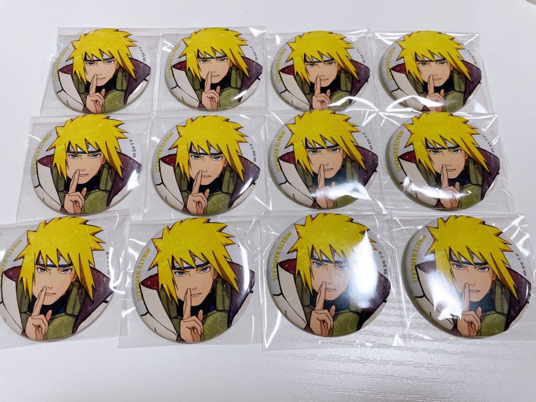 NARUTO ベースヤードトーキョー 波風ミナト 缶バッジ