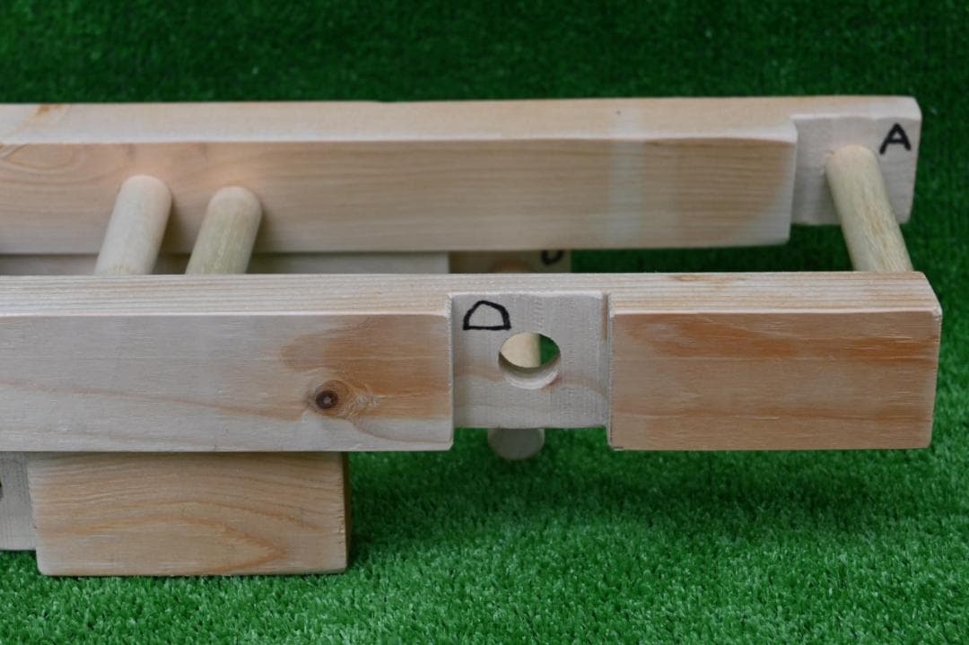 織り機 / 整経台 簡単組み立て式 5段 H