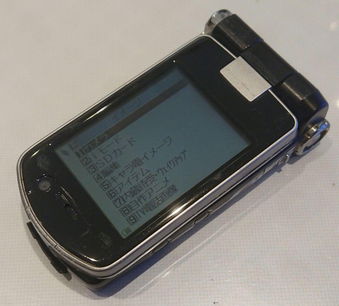 レア ドコモ docomo P900iv BLACK ブラック ガラケー 携帯
