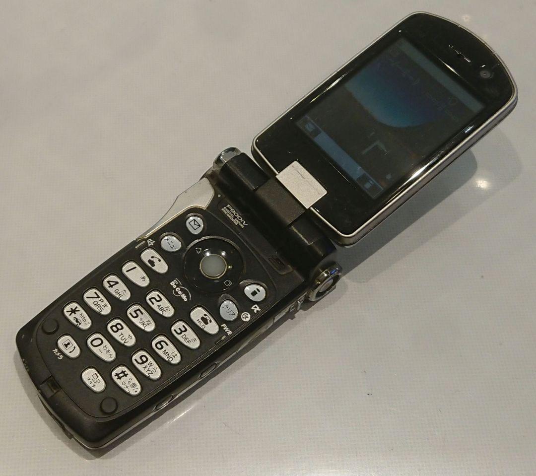 レア ドコモ docomo P900iv BLACK ブラック ガラケー 携帯