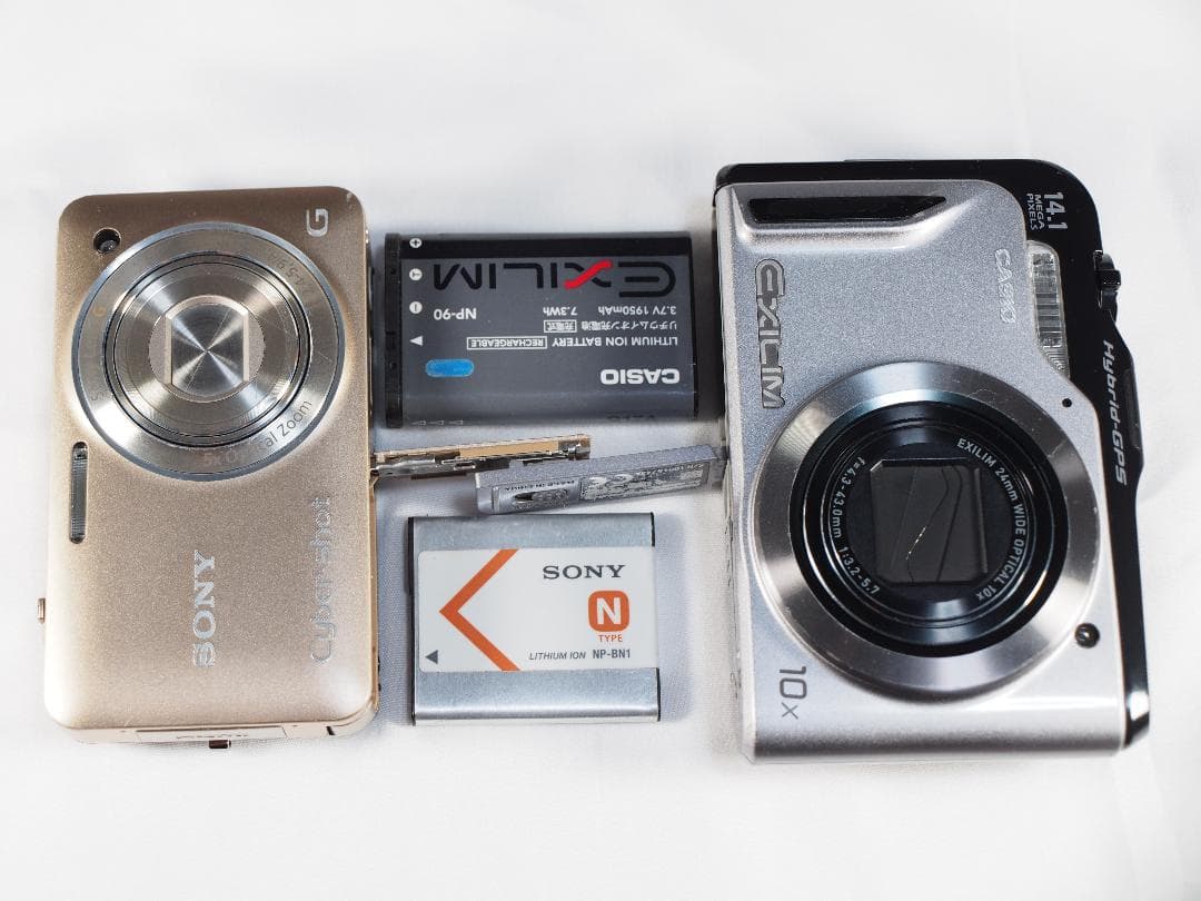【2台セット】SONY DSC-WX5　CASIO EX-H20G【ジャンク】