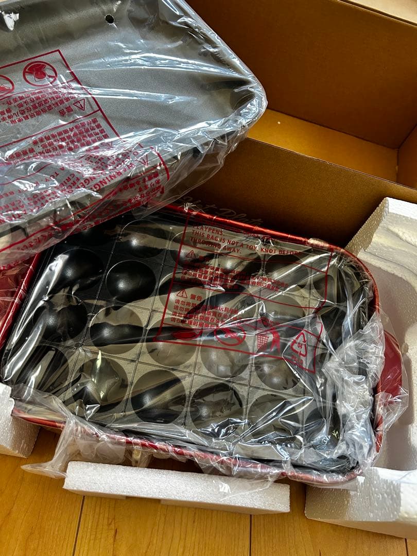 新品　BRUNO コンパクトホットプレート＊赤　ブルーノ