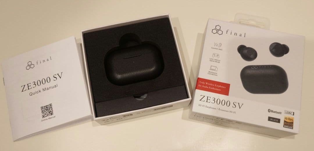 final ワイヤレスイヤホン ZE3000SV