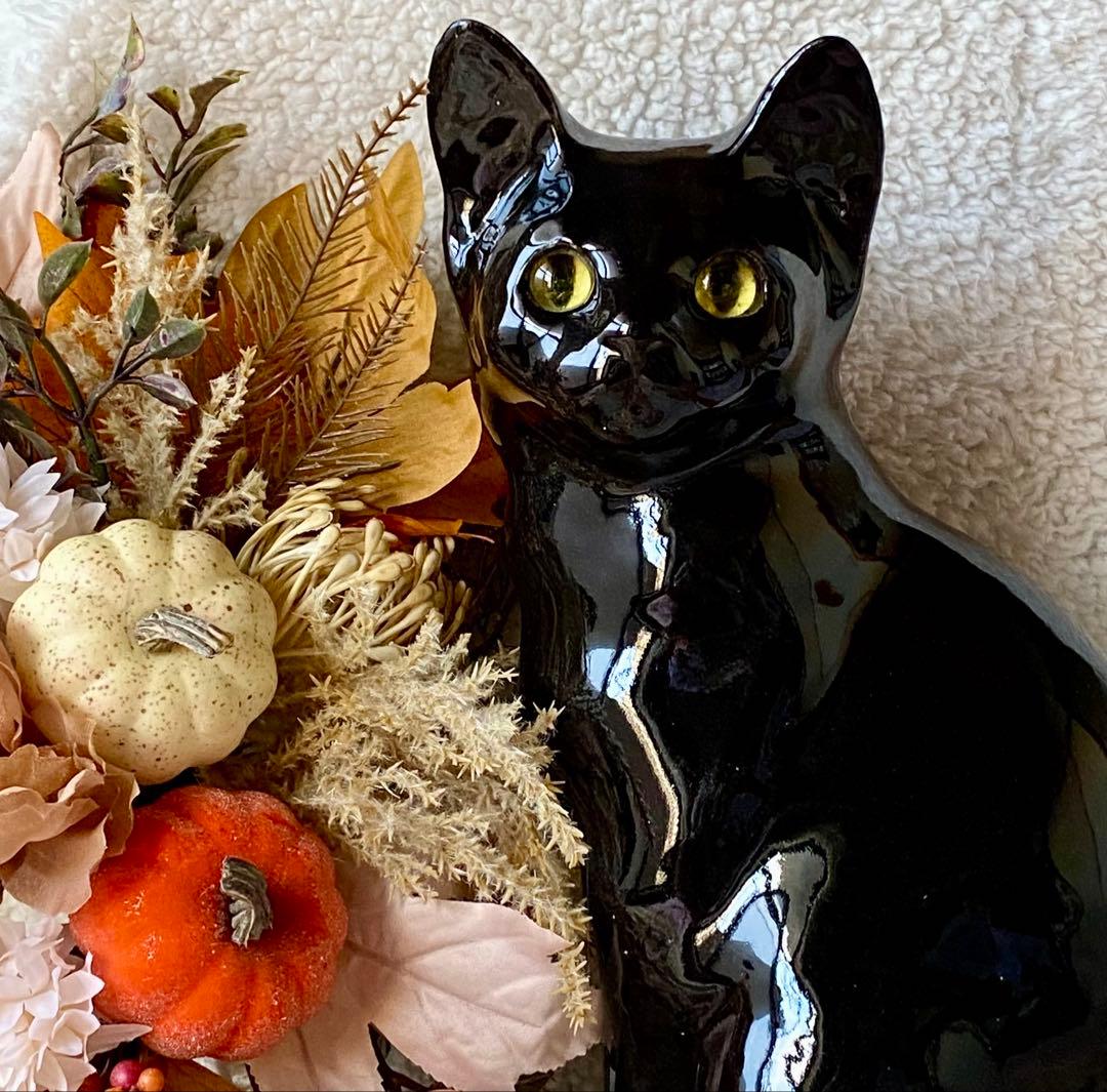 サイズ6 ウィンスタンレイキャット　ケンジントンキャット　お座り黒猫　美品❣️