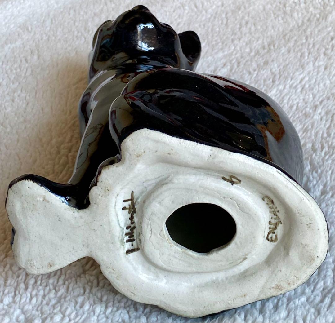 サイズ6 ウィンスタンレイキャット　ケンジントンキャット　お座り黒猫　美品❣️