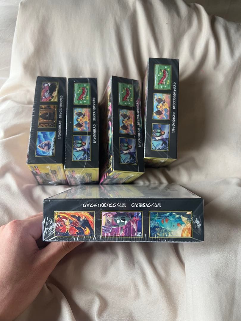 ポケモンカードゲーム メガリザードンEXボックス4個とニンフィアボックス