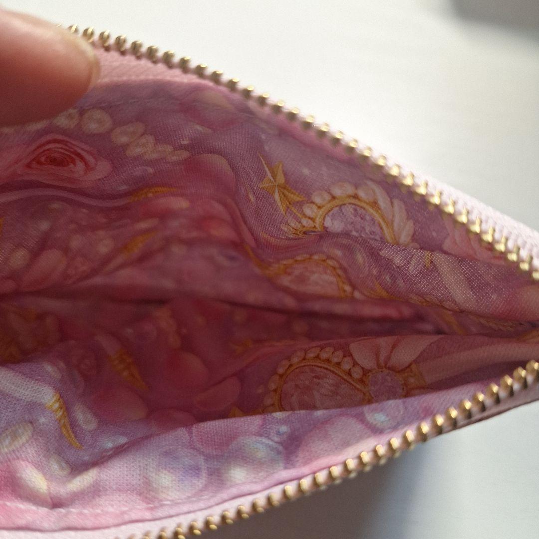美しい女性パネル生地　ハンドメイド　ポーチ