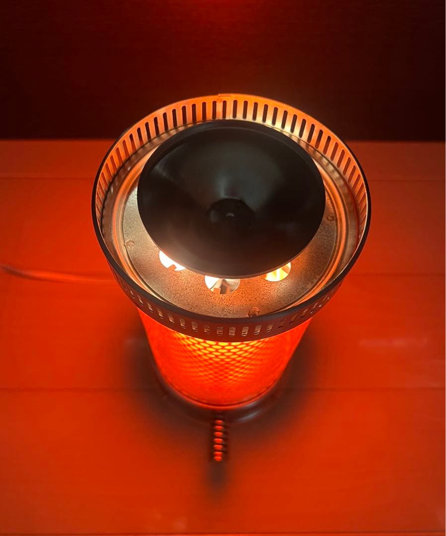 希少　石油ストーブ　燃焼筒 ディスプレイランプ 点灯OK インテリア　間接照明