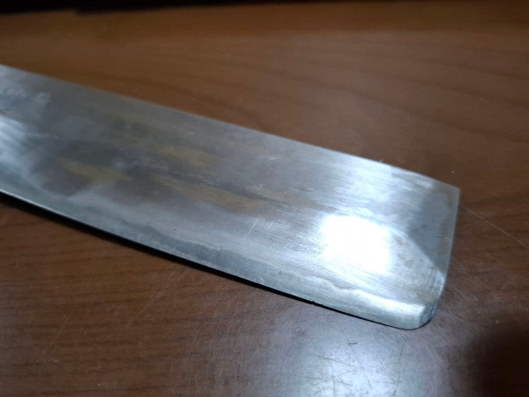 堺 刀司　菜切り包丁　全長31.7cm 刃渡り17cm 厚み 5mm 木柄