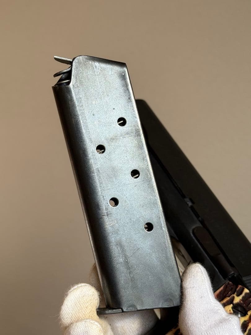 マルシン コルト M1911A1 HW ガバメント 象牙風グリップ モデルガン