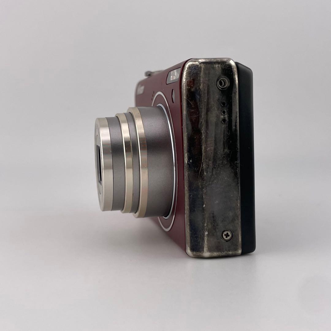 実写良⭕️【動作確認済】Nikon COOLPIX S640　レッド　デジカメ