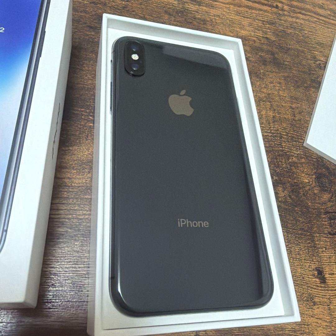 iPhoneX 256GB SIMフリー 美品 バッテリー81% 付属品あり