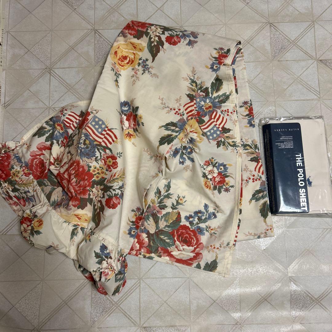 【新品未使用】Ralph Lauren フローラルシーツとピロケース