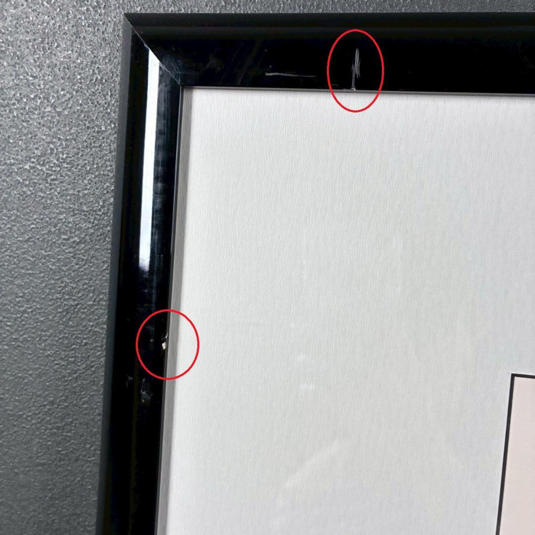 篠田桃紅「Blessing E」リトグラフに手彩色 直筆サイン入 前衛美術 書家