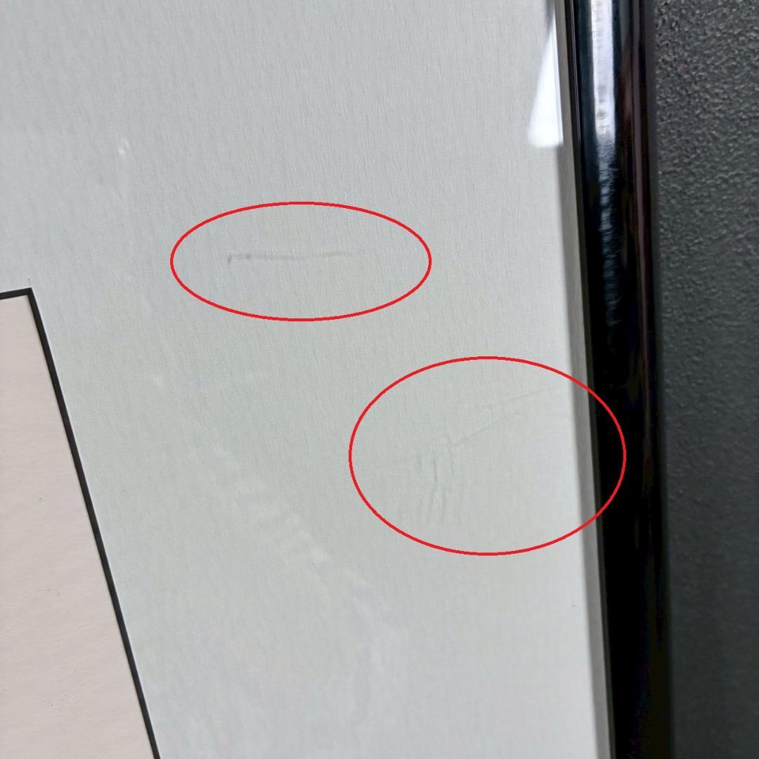 篠田桃紅「Blessing E」リトグラフに手彩色 直筆サイン入 前衛美術 書家