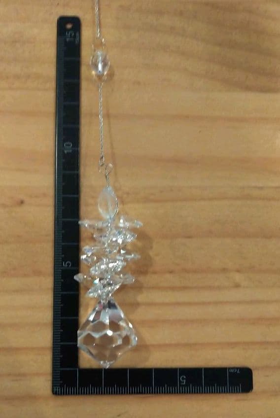 サンキャッチャー　スワロフスキー × 水晶 　　匿名配送