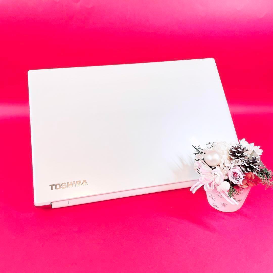 動作良好❣️薄型ノートパソコン✨️サクサク快適SSD✨️カメラ付き事務おしゃれホワイト