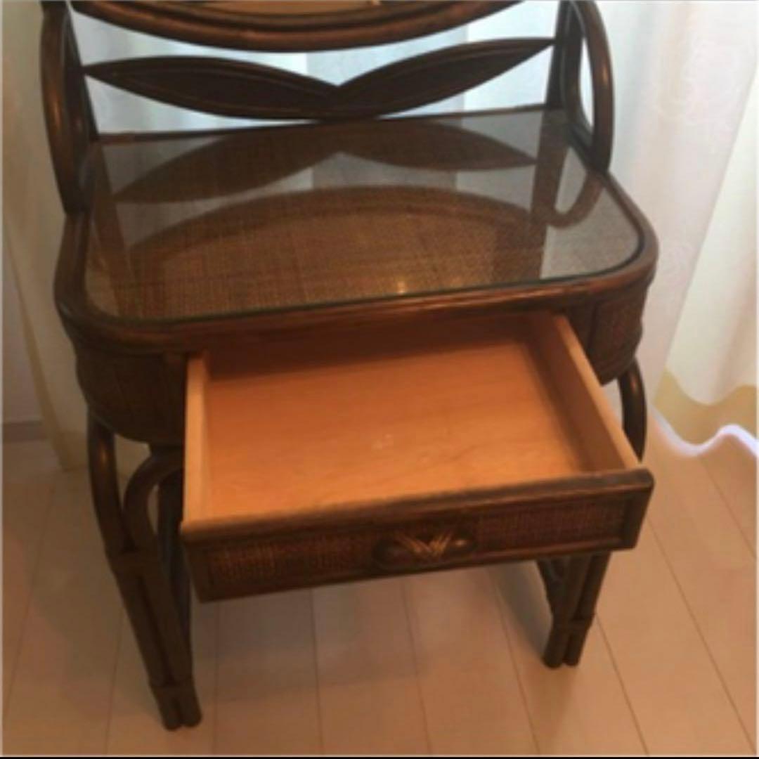 籐家具　ラタン家具　ドレッサー