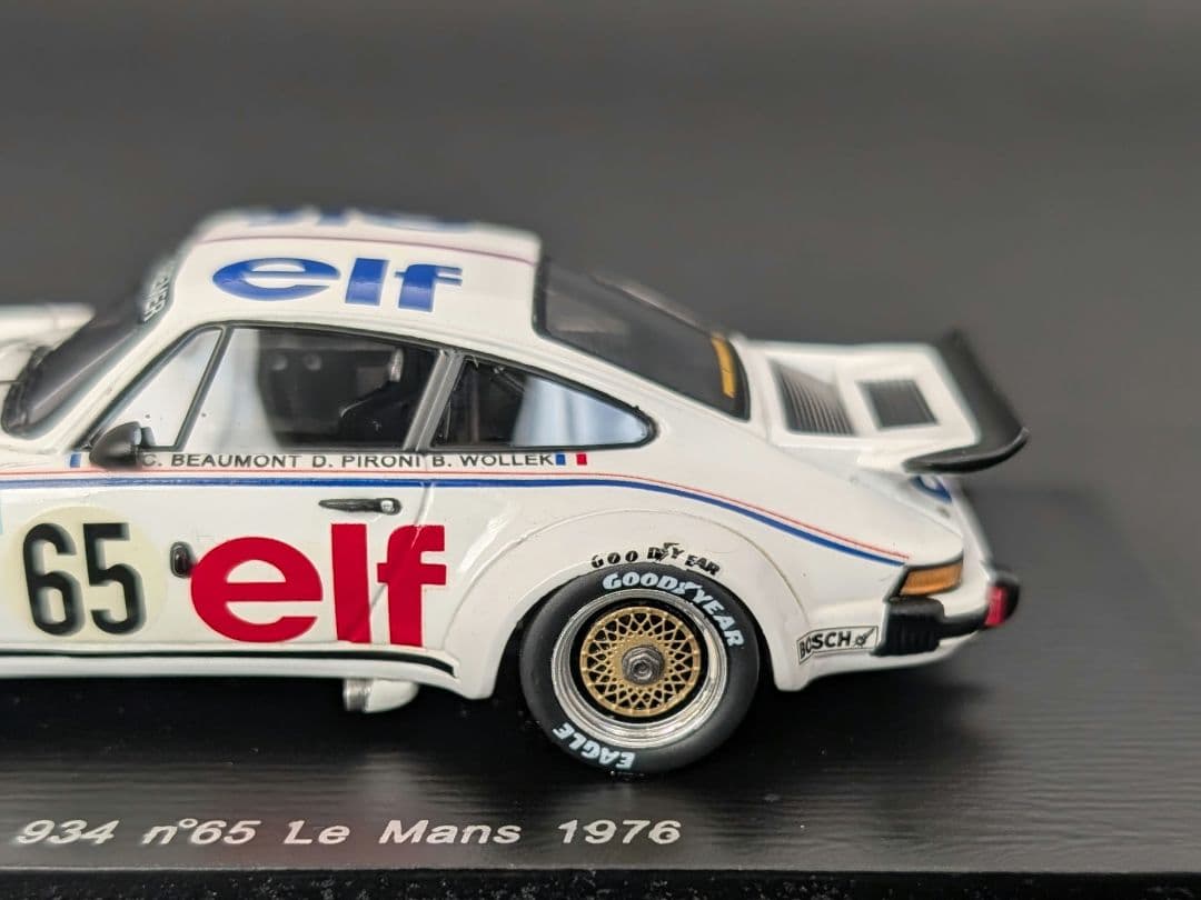 スパーク 1/43 ポルシェ 934 #65 1976年 ル・マン24時間耐久