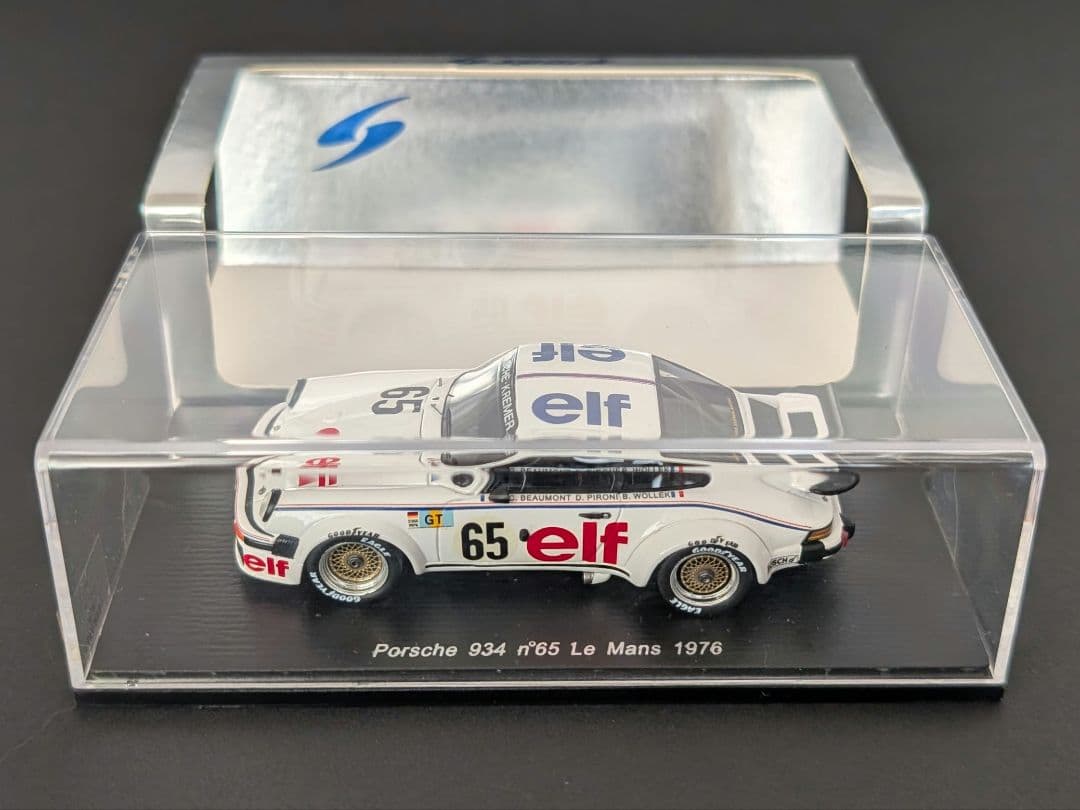 スパーク 1/43 ポルシェ 934 #65 1976年 ル・マン24時間耐久