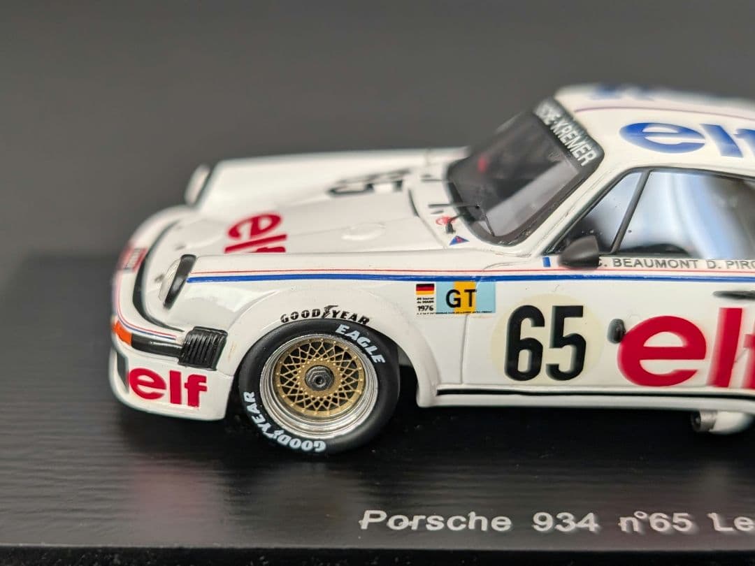 スパーク 1/43 ポルシェ 934 #65 1976年 ル・マン24時間耐久