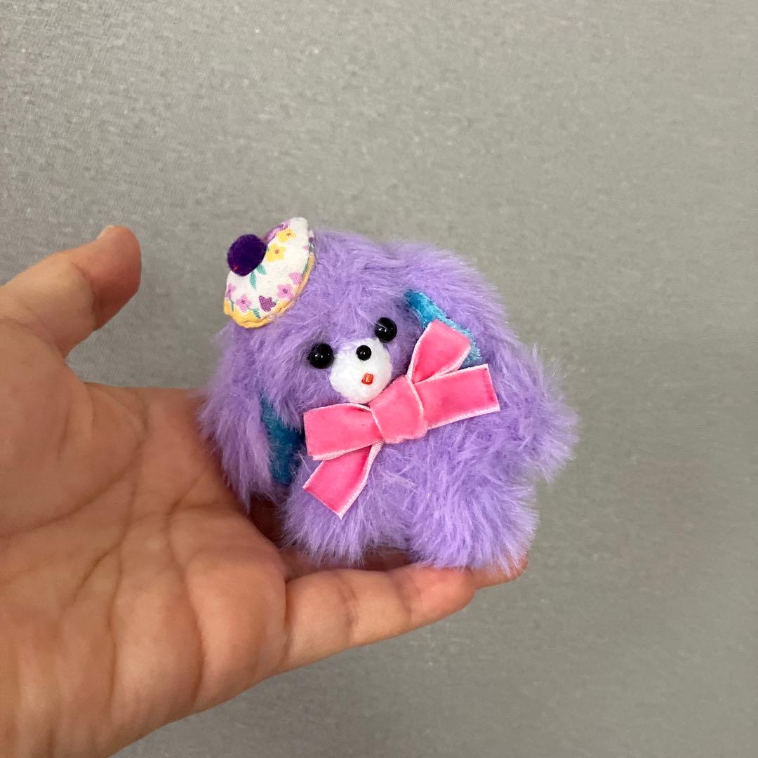 おちびふわふわ　わんちゃん　ベージュ