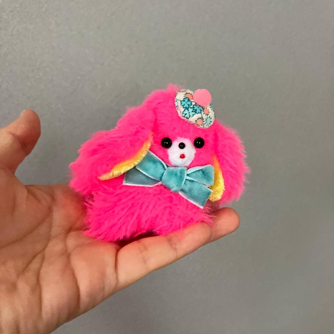 おちびふわふわ　わんちゃん　ベージュ