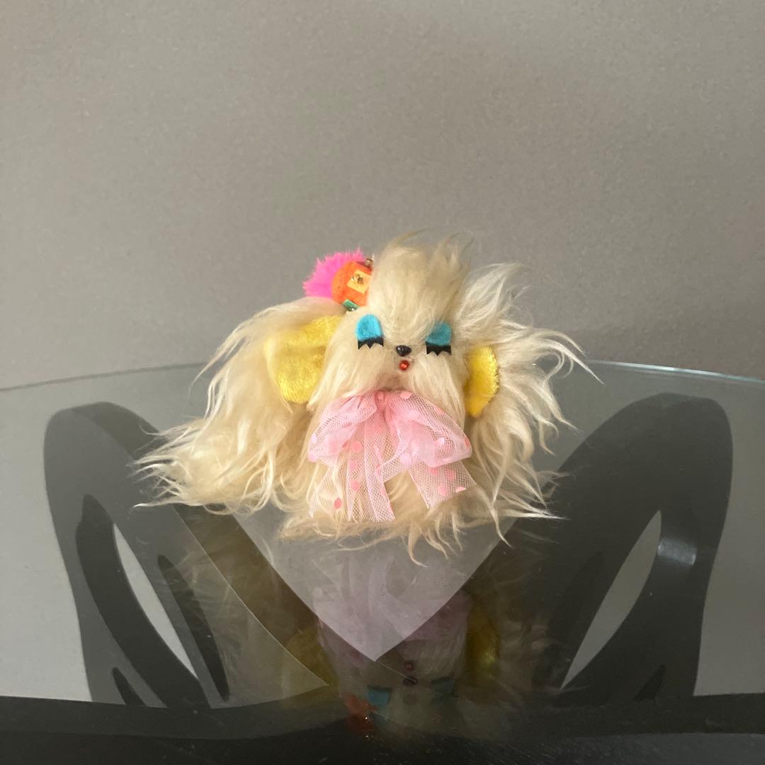 おちびふわふわ　わんちゃん　ベージュ