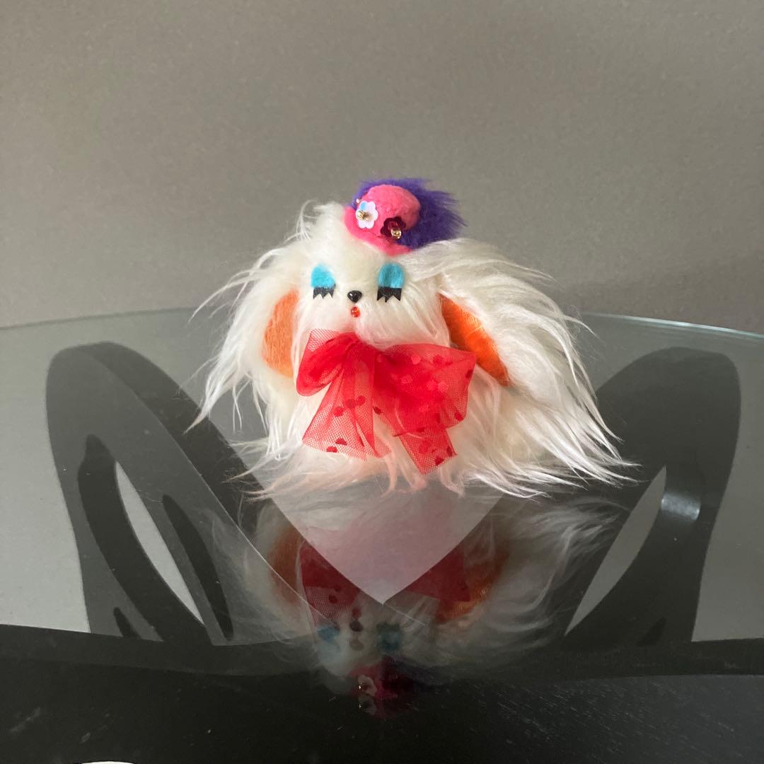 おちびふわふわ　わんちゃん　ベージュ