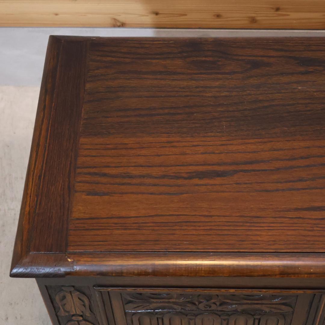 英国アンティーク ブランケットボックス イギリス ストレージ収納 キャビネット