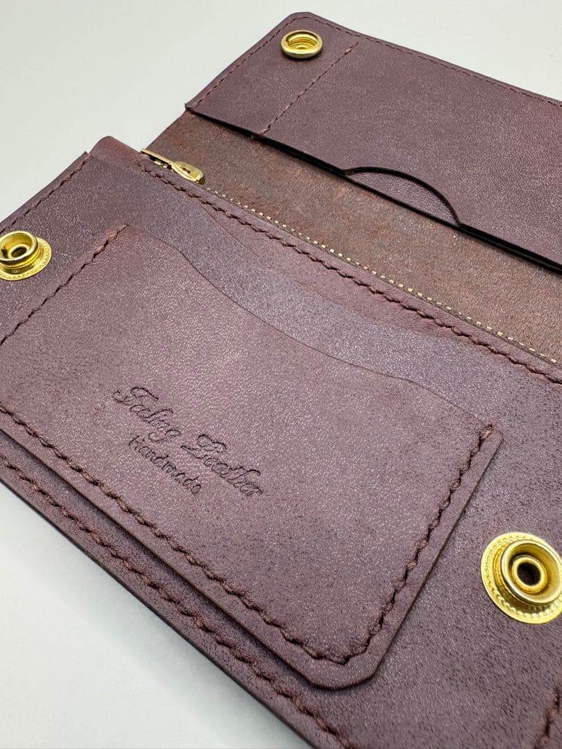 ミドルトラッカーウォレット ラフィアン(ホーウィン)